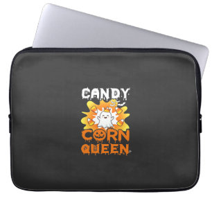 Königin des Halloween-Geisterfledermaus-Spinnennet Laptopschutzhülle