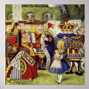 Königin des Herz-Leinwand-Druckes Poster