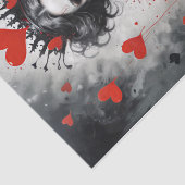 Königin des Herzens #2 - Decoupage- Seidenpapier (Detail)