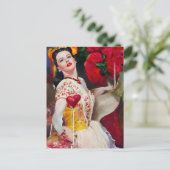 Königin des Herzens AI Gemälde Postkarte (Stehend Vorderseite)