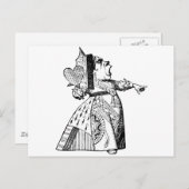 Königin des Herzens - Aus mit ihrem Kopf! Postkarte (Vorne/Hinten)