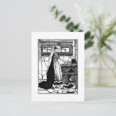 Königin des Herzens Backtracht Postkarte (Stehend Vorderseite)