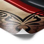 Königin des Herzens Fotodruck (Ecke)