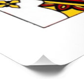 Königin des Herzens Fotodruck (Ecke)