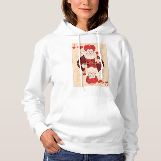 Königin des Herzens Frau Hoodie (Vorderseite)