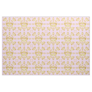 Königin des Herzens Goldkrone Tiaras lilac Stoff