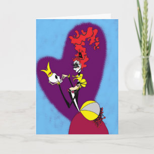 Königin des Herzens "I Liebe Your Skull" Valentine Feiertagskarte