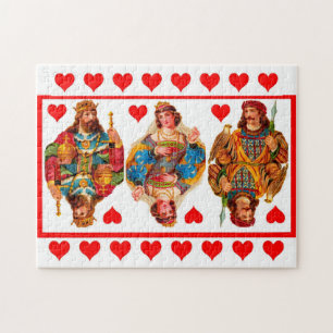 Königin des Herzens Jack des Herzens Puzzle