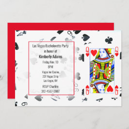 Königin des Herzens Junggeselinnen-Abschied Einladung