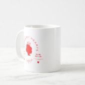 Königin des Herzens Kaffeetasse (Vorderseite Links)