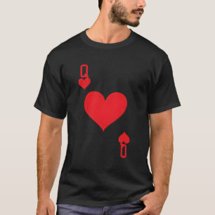 Königin des Herzens Kartenspiel Halloween Kostüm L T-Shirt