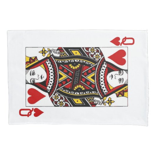 Königin des Herzens Kissenbezug (Vorderseite)