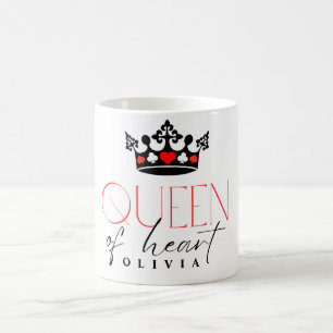 Königin des Herzens Krone Kaffeetasse