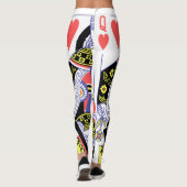 Königin des Herzens Leggings (Rückseite)