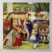 Königin des Herzens, Leinwand Poster (Vorne)