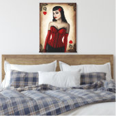 Königin des Herzens Leinwanddruck (Insitu (Schlafzimmer))