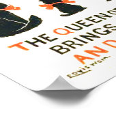 Königin des Herzens, Louis Wain Poster (Ecke)