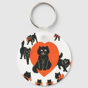 Königin des Herzens, Louis Wain Schlüsselanhänger