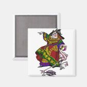 Königin des Herzens Magnet (Vorderseite/Rückseite)