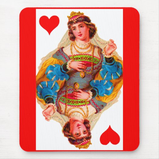Königin des Herzens Mousepad (Vorne)