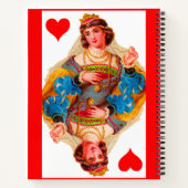 Königin des Herzens Notizblock (Rückseite)
