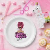 Königin des Herzens Pappteller (Party)