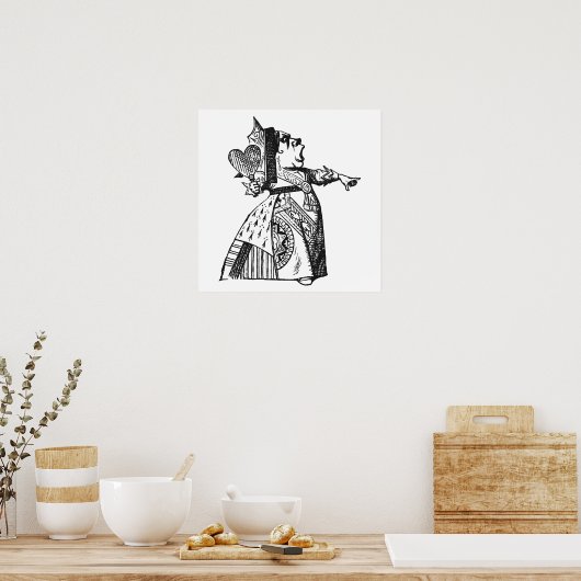 Königin des Herzens Poster (Küche)