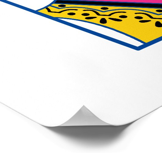 Königin des Herzens Poster (Ecke)