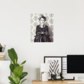 Königin des Herzens Poster Königin der Kunst des H (Heimbüro)