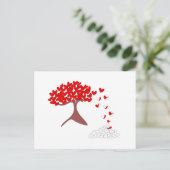 Königin des Herzens Postkarte (Stehend Vorderseite)