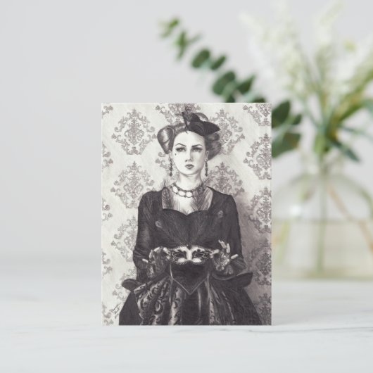 Königin des Herzens - Postkarte (Stehend Vorderseite)