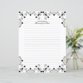 Königin des Herzens - Schwarzes Blatt (Stehend Vorderseite)