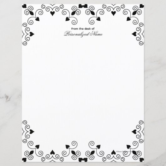 Königin des Herzens - Schwarzes, unausgeglichenes (Vorderseite)