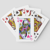 Königin des Herzens Spielkarten (Rückseite)