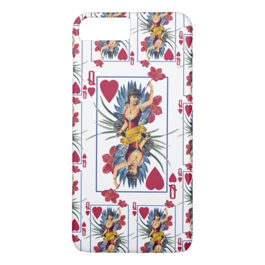 Königin des Herzens und der Blume Case-Mate iPhone Hülle (Rückseite)