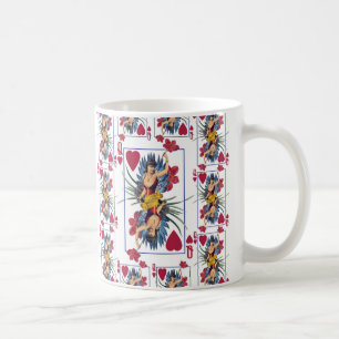 Königin des Herzens und der Blume Kaffeetasse