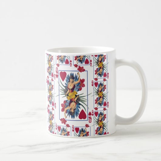 Königin des Herzens und der Blume Kaffeetasse (Rechts)