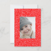 Königin des Herzens Valentine Mitteilungskarte (Rückseite)