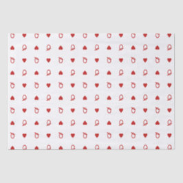 Königin des Herzens Valentinstag Moderne Karte Seidenpapier