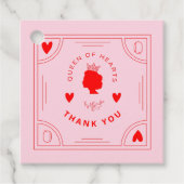 Königin des Herzens zum Geburtstag Geschenkanhänger (Vorderseite)