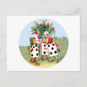 Königin des Herzogs Paint the Queens Rose Postkarte (Vorderseite)