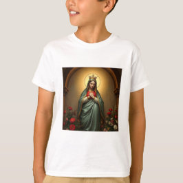 Königin-des-Himmels-Kinder-T-Shirt katholisch T-Shirt