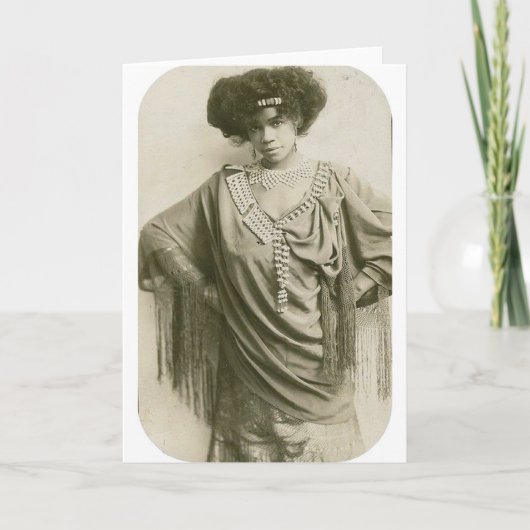 "Königin des Kakewalk", Aida Overton Walker Karte (Vorderseite)