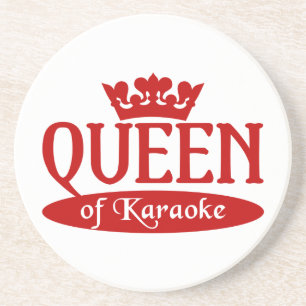 Königin des Karaoke-Untersetzer Untersetzer