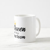 Königin des Klassenzimmers Cool zurück zum Schulan Kaffeetasse (VorderseiteRechts)