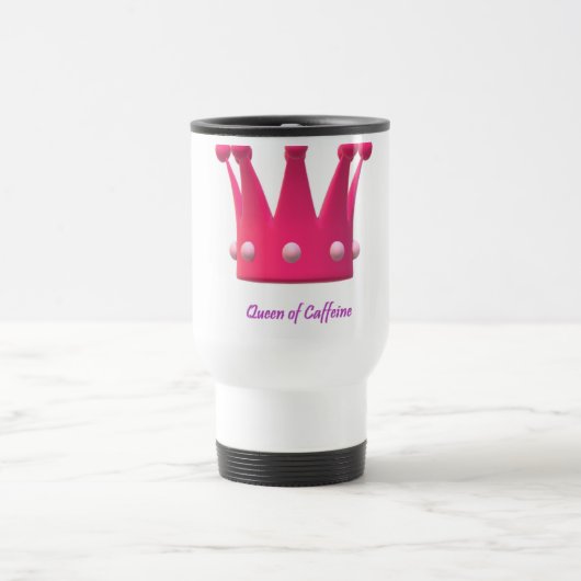Königin des Koffeins Reisebecher (Mittel)