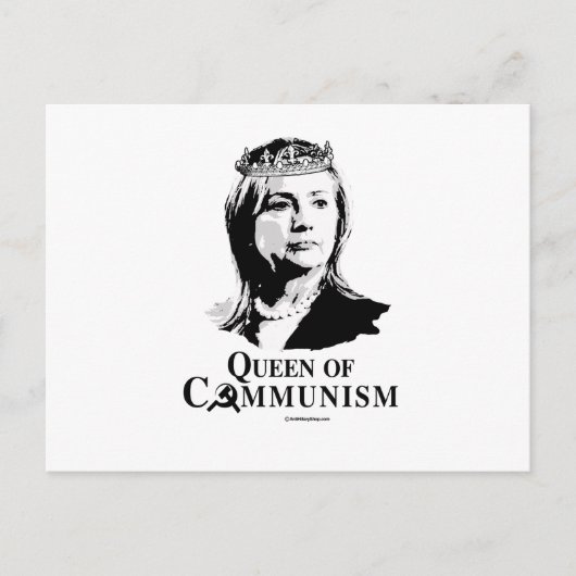 Königin des Kommunismus Postkarte (Vorderseite)