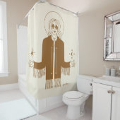 Königin des Kosmos-Duschvorhangs Duschvorhang (Beispiel)