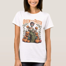 Königin des Kürbisbeets Mama T-Shirt Herbst Kürbis