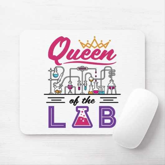 Königin des Labrador Laboratory Technician Scienti Mousepad (Mit Mouse)